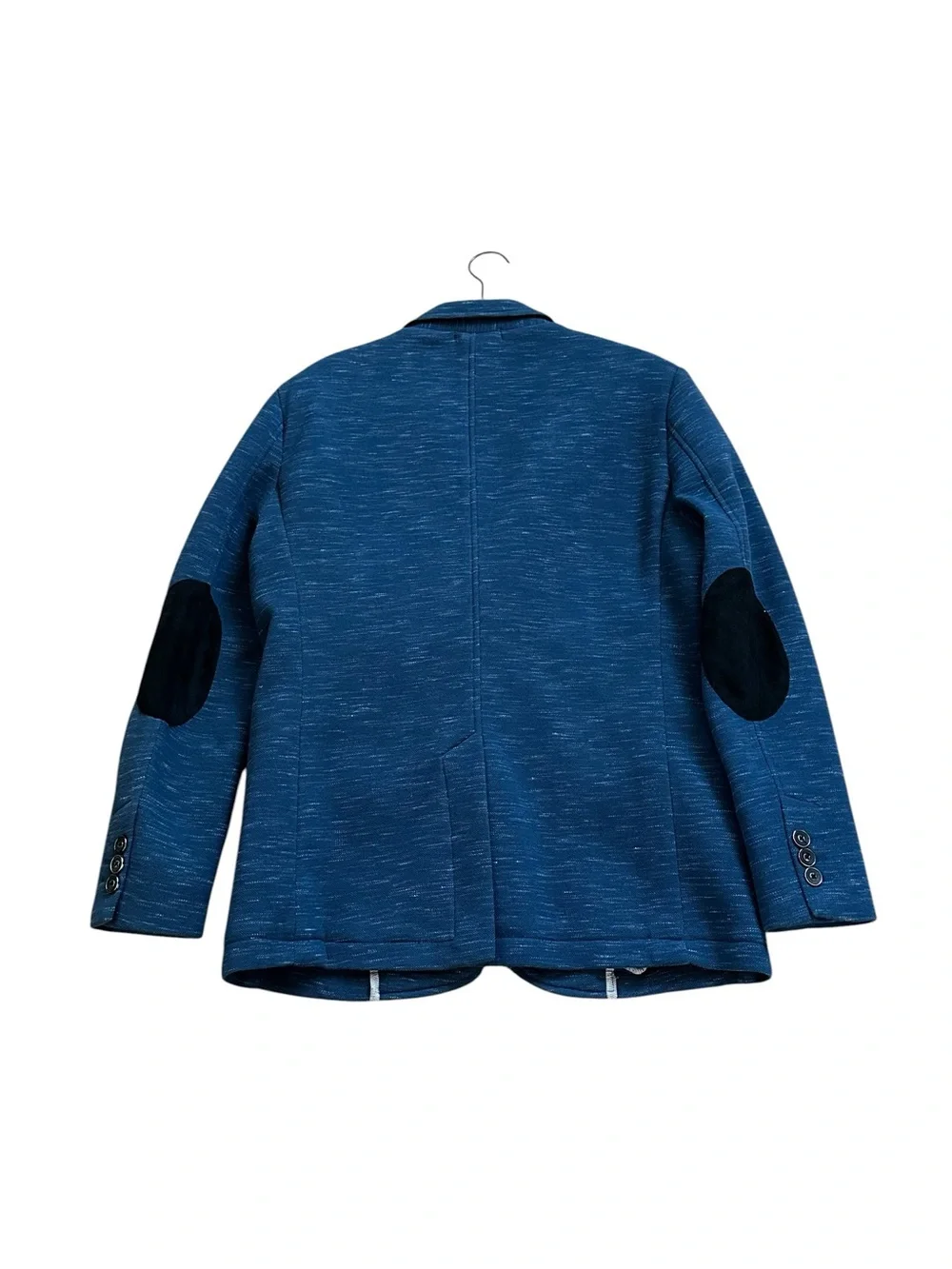 AX Armani Exchange Blazer Stretch Jacket Elbow Patch Professor Academia Preppy